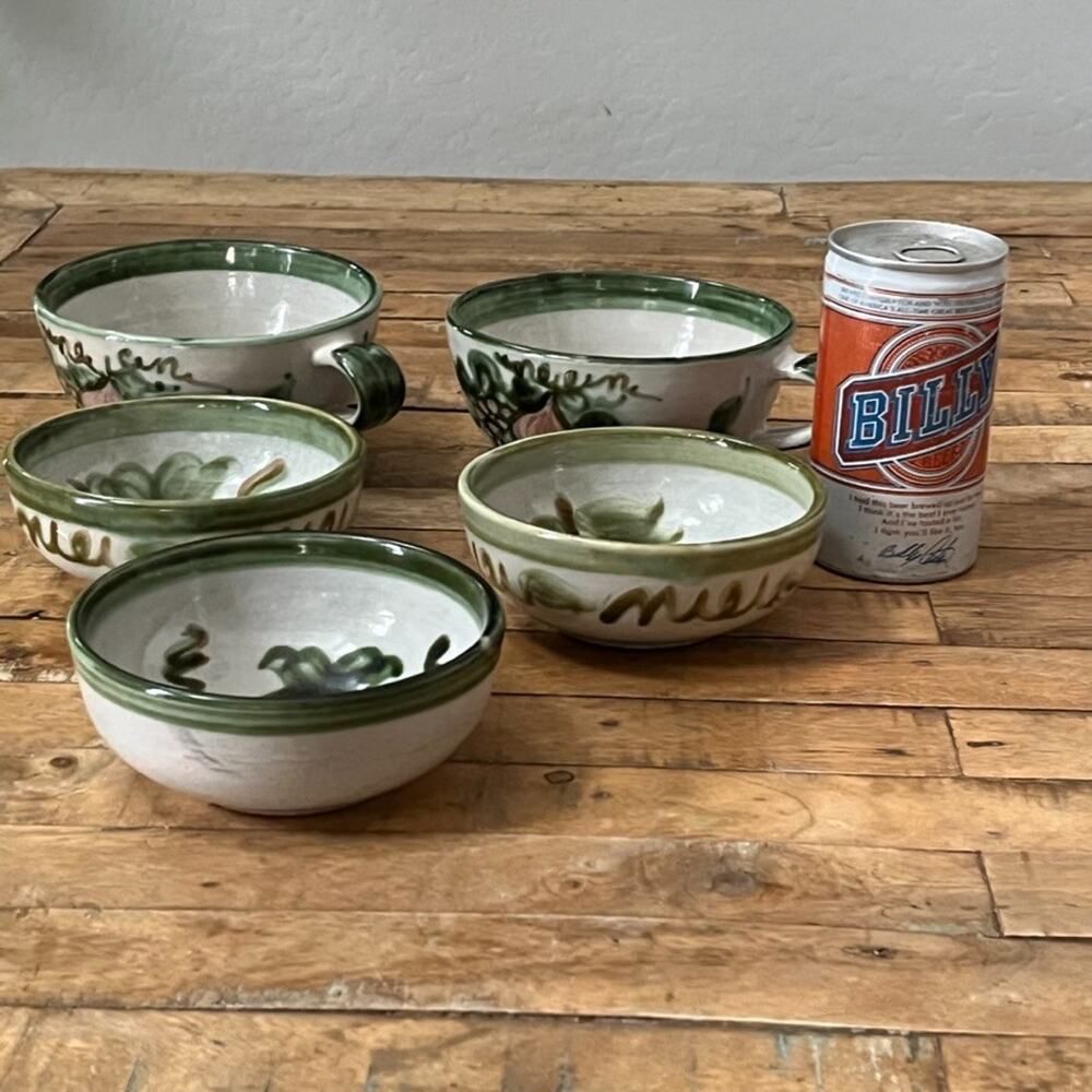 John B Taylor Pottery Bowls & 2 Mugs Louisville Stoneware Harvest Pear - Picture 10 of 16